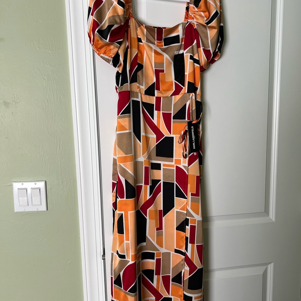 Geometric Multicolor Dress